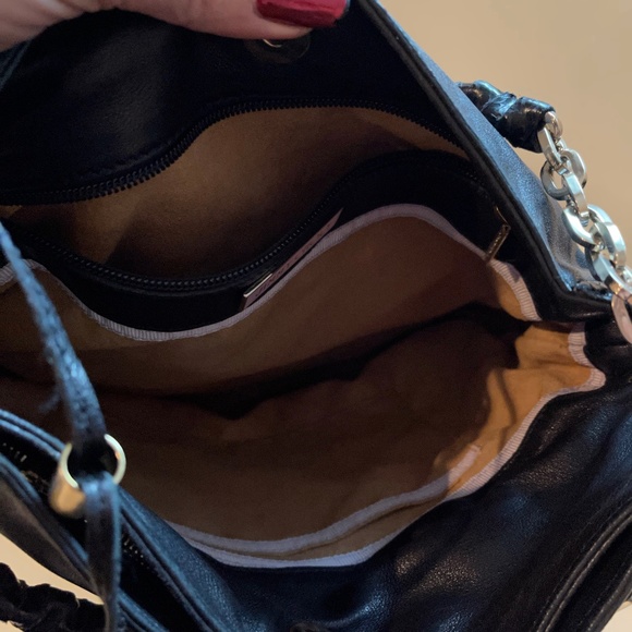 Jimmy Choo Leather and Suede Fringed Handbag - Picture 8 of 12